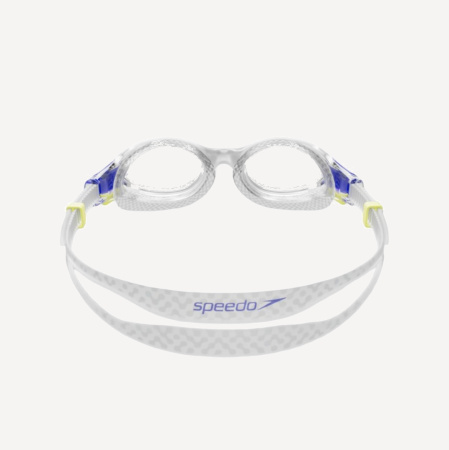 Очки для плавания Speedo Biofuse 2.0 Junior детские (прозрачные; синий/черный/прозрачный/желтый)
